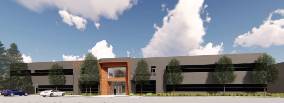 Conceptual image of office building