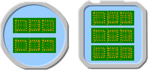 Multiple workpiece mounting